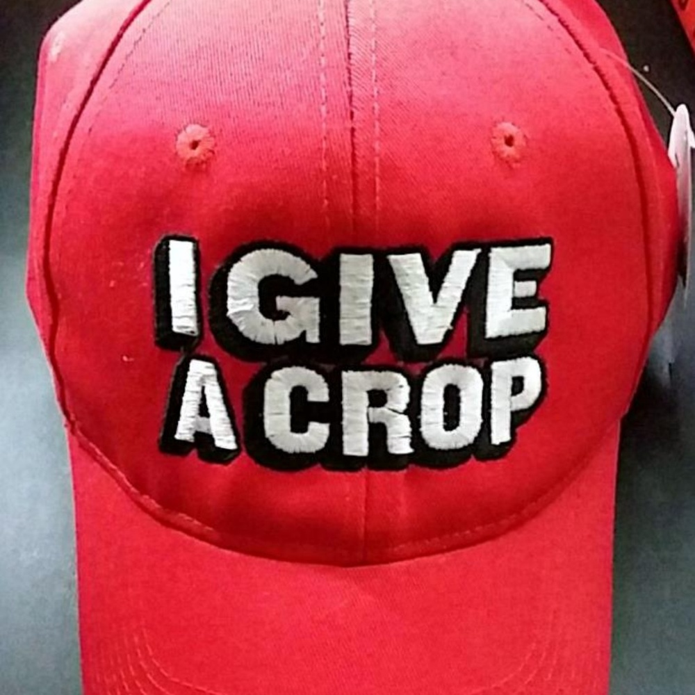 Bayside Red Baseball Cap I GIVE A CROP Farm NWT